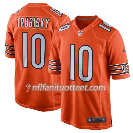 Miesten Chicago Bears NFL Pelipaita Mitchell Trubisky 10 Nike Oranssi